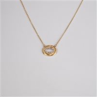 Halskette Nanis Dame Olga in Gelbgold Diamante 0.04 Ct CS8-470 - CS8-470